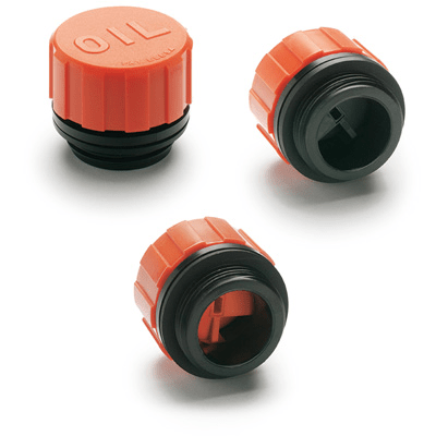 Breather plugs with splash guard