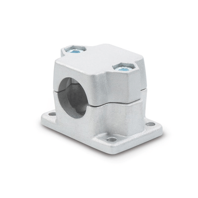 Connecting clamps with mounting base