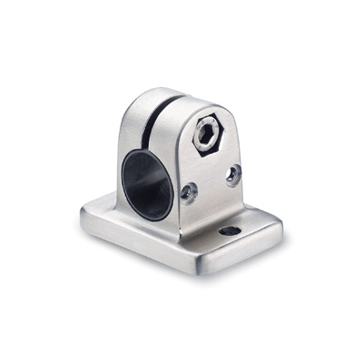 Connecting clamps with mounting base for linear actuators