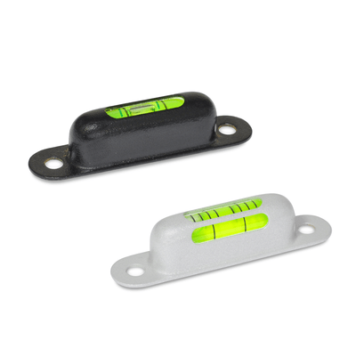 Screw-on levels for mounting with screws