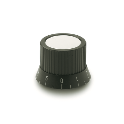 Control knobs neutral, without marking or scale, identification No. 1