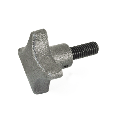 Hand knobs, Type SG, Cast iron, with threaded stud steel