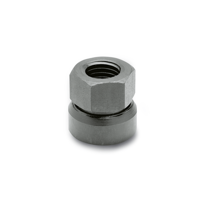Hexagon nut with ball socket