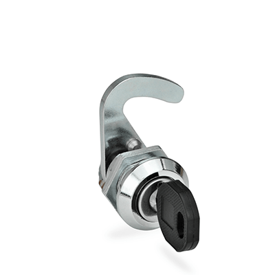 Hook-Type Latches, Operation with key, Type SU (different lock), without latch bracket