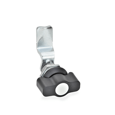 Drehspannriegel, Betätigung mit Bedienelement, Form KG mit Knebel