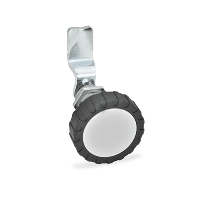 Drehspannriegel, Betätigung mit Bedienelement, Form RG mit Rändelgriff GN 7336