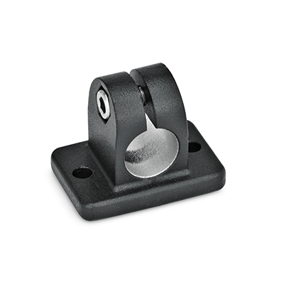 Flanged Connector Clamps, Aluminum, with screw, stainless steel