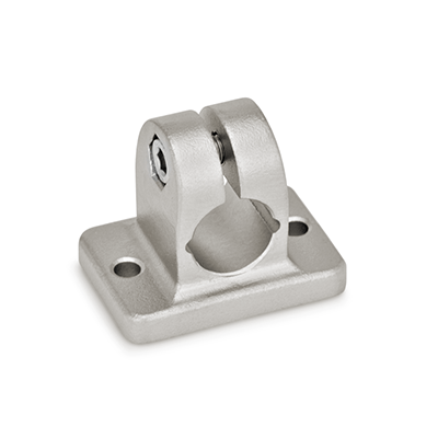 Stainless Steel-Flanged Connector Clamps, with screw, stainless steel