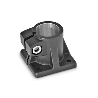 Base Plate Connector Clamps, Aluminum, with screw, stainless steel