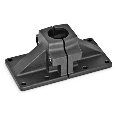Base Plate Connector Clamps, Aluminum, with screw, stainless steel