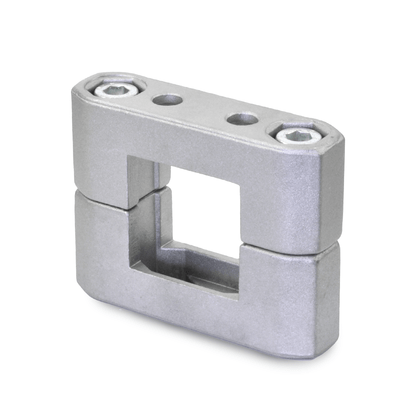 Tube Supports, Aluminum, with screw, stainless steel