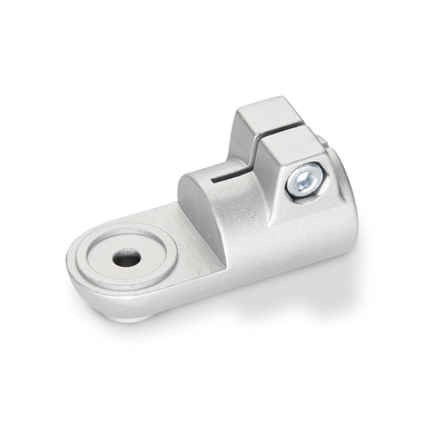 Swivel Clamp Connectors, Aluminum, with screw, stainless steel, Type AV, with external serration