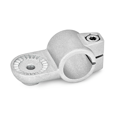 Swivel Clamp Connectors, Aluminum, with screw, stainless steel, Type IV, with internal serration