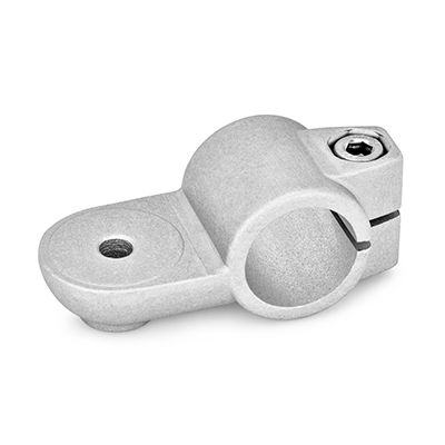 Swivel Clamp Connectors, Aluminum, with screw, stainless steel, Type OZ, without centring step (smooth)