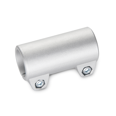 Tube Connectors, Aluminum, with screw, stainless steel