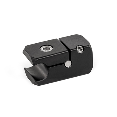Rail T-Mounting Clamps, Aluminum, Type A with Bore