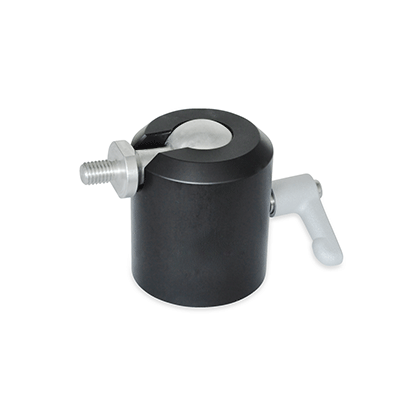Swivel ball joints, Type B, Identification No. 1, Ball with male thread, Clamping with adjustable hand lever