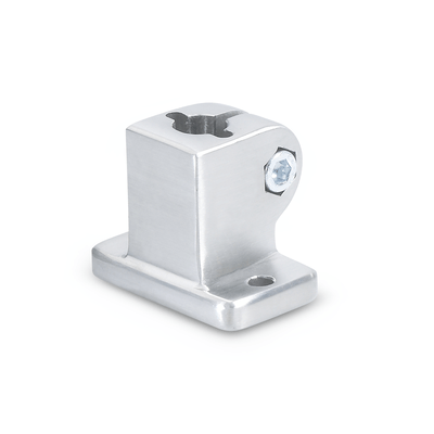 Stainless Steel-Base Plate Connector Clamps, with screw, stainless steel