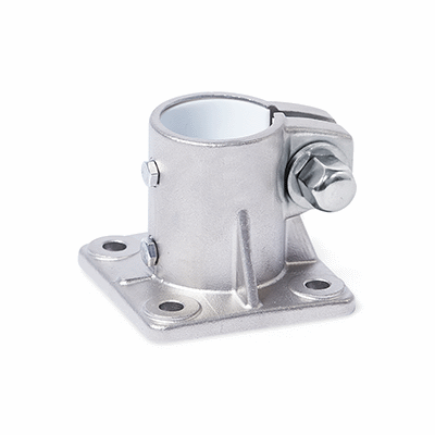 Stainless Steel-Base Plate Linear Actuator Connectors, with screw, stainless steel, Type A, with seals