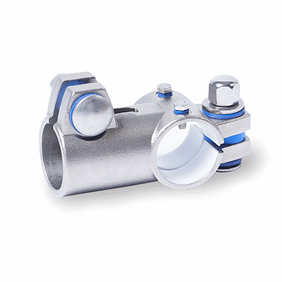 Stainless Steel-Angle Linear Actuator Connectors, with screw, stainless steel, Type B, with seals