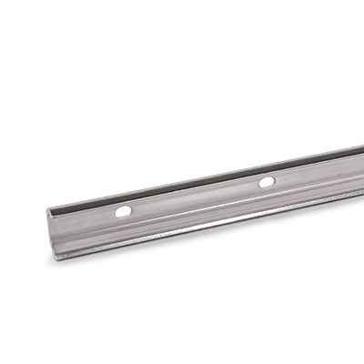 Stainless Steel Cam Roller Linear Guide Rails for Stainless Steel Linear Guide Rail Systems, Type XL, Fixed bearing guide rail with elongated holes
