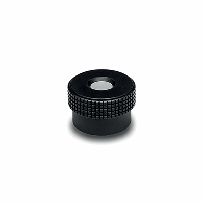 Diamond cut knurled control knobs