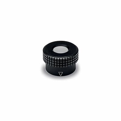 Diamond cut knurled control knobs