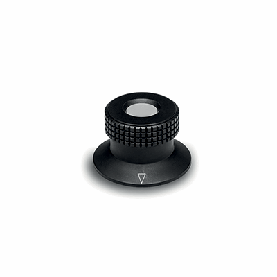 Diamond cut knurled control knobs