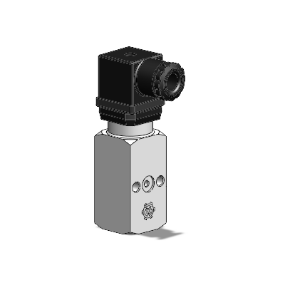 Pressure switch with port for gauge
