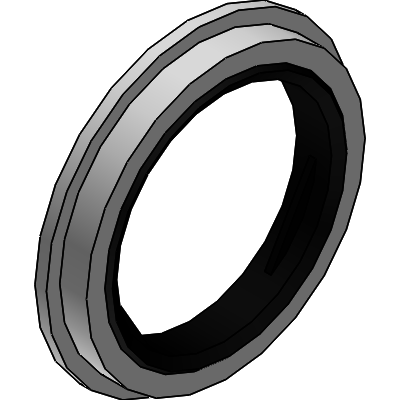 Dichtring mit Weichdichtung schmal