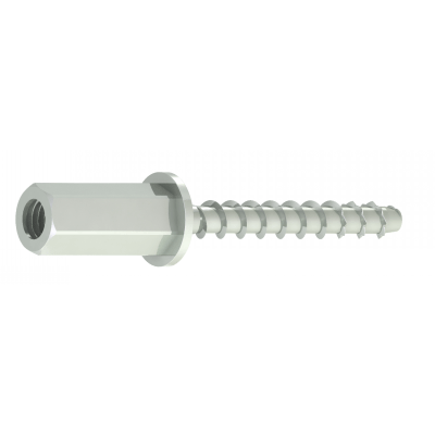 Ancre-vis HECO® MULTI-MONTI® avec entretoise - Acier - Zn blanc