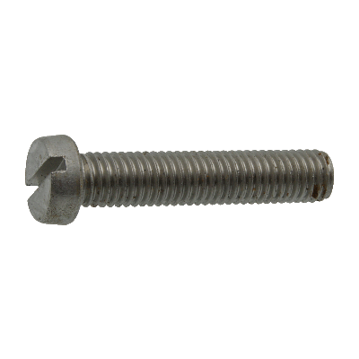 Vis à métaux tête cylindrique fendue - DIN 84 - Acier classe 4.8 Zn