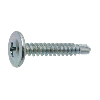 Vis autoperceuse tête cylindrique crantée extra large Phillips - Acier Zn blanc