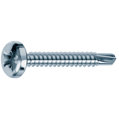 Vis autoperceuse DRILLEX® tête cylindrique EMPREINTE Phillips - Acier Zn