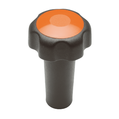 Bouton conique technopolymère long - Taraudée