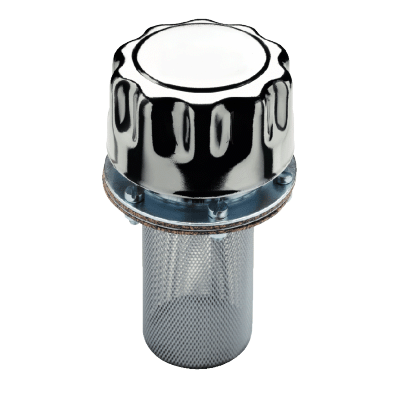 Bouchon d'huile à échappement, simple ou double valve, avec panier filtrant