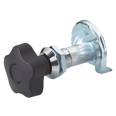 Loquet à compression à bouton étoile - Acier