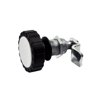 Loquet à compression zamac - Bouton moleté