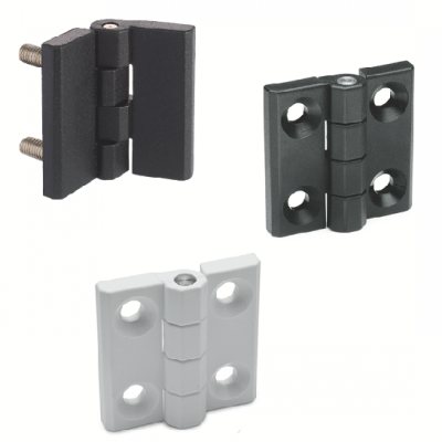 Charnière plate technopolymère