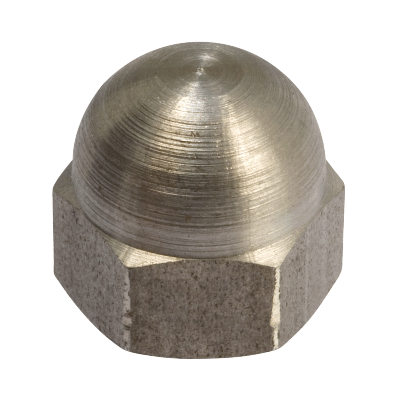 Hexagon domed cap nut nfe 27453 - Plain