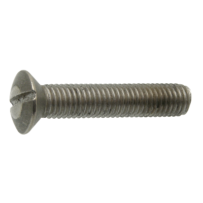 Tornillo de seguridad  cabeza avallenada abombada ranurada - DIN 964 - Inox A2