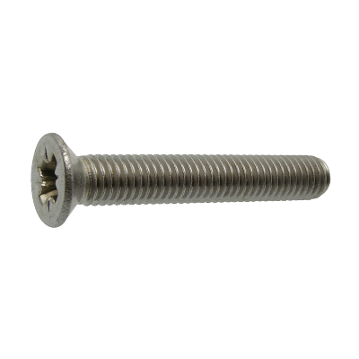 Tornillo de seguridad cabeza avallenada Pozidrive - DIN 965 - Inox A2