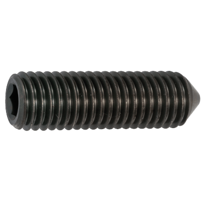 Vite senza testa con cava esagonale estremita conica - ISO 4027 - DIN 914 classe 45H - Grezze