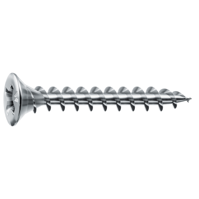 FRAMEX FOR PVC SCREW COUNTERSUNK HEAD CROSS RECESS "PHILLIPS" ZINC CHROMITING® 240 HSST