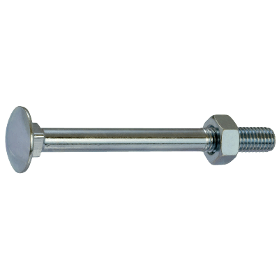 Cup square neck head bolt DIN 603 / 555 - Zinc plated