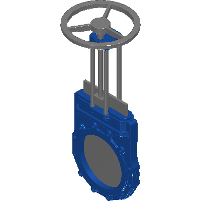 ERHARD ERHARD_KnifeGateValve_ERU_K1_DN400_handwheel Industrial Valves
