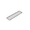 Magnetic Tape Pieces - Rubber Adhesive