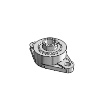 Flange Bearings - Two-Bolt Flange, Metal