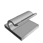 Cable Clamp - Adhesive Mount, C Style