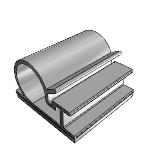 Cable Clamp - Adhesive Mount, Locking